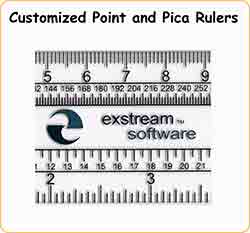 Customized Point and Pica Rulers