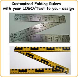 Custom Folding Rulers