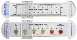 VAS Pain Scale Rulers 0-10 cm w/ Slider