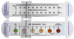 VAS Pain Scale Rulers 0-100mm w/ Slider
