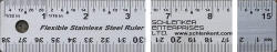 15" Stainles Steel Flexible Rulers w/ Cork Backing