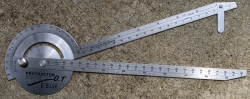 0.1° Resolution Protractor & Depth Gauge