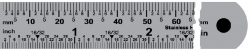 12"/300mm Heavy Duty "Easy Read" Stainless Steel Rigid Rulers